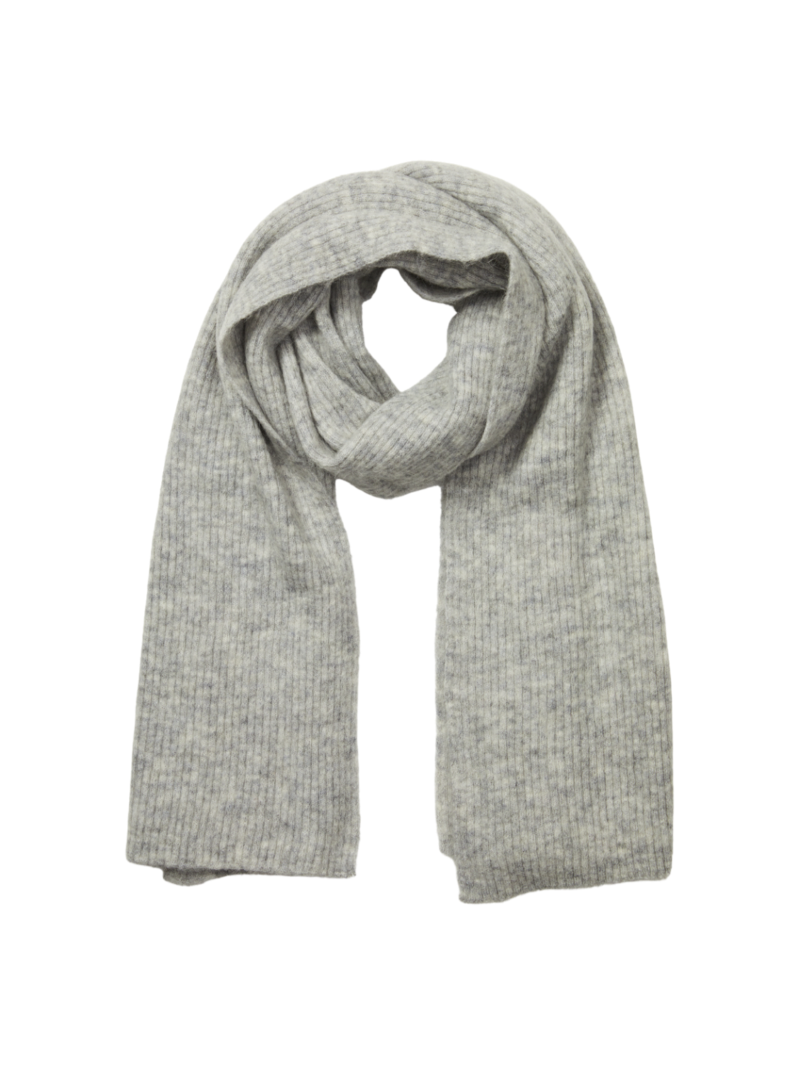 MALINE Scarf - Light Grey Melange
